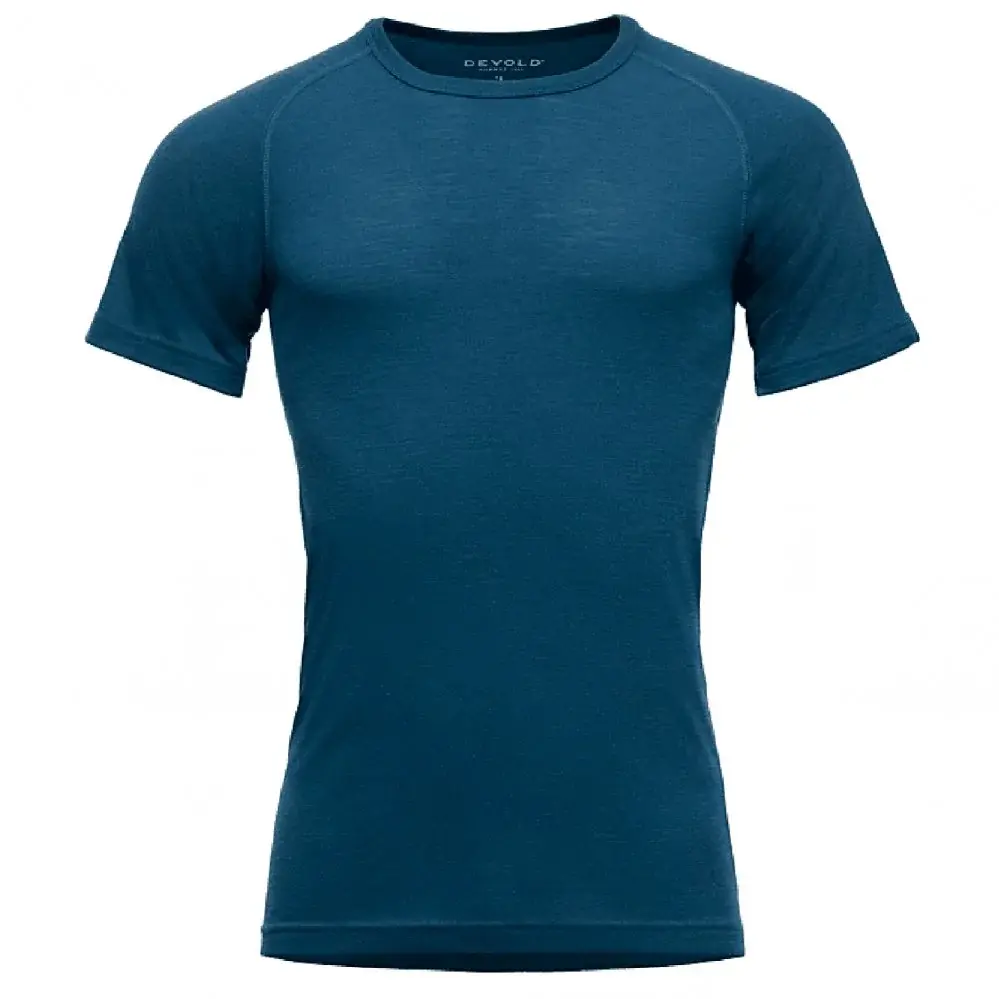 Devold Футболка Merino чоловіча Devold Lauparen merino 190 Base Tee Man flood