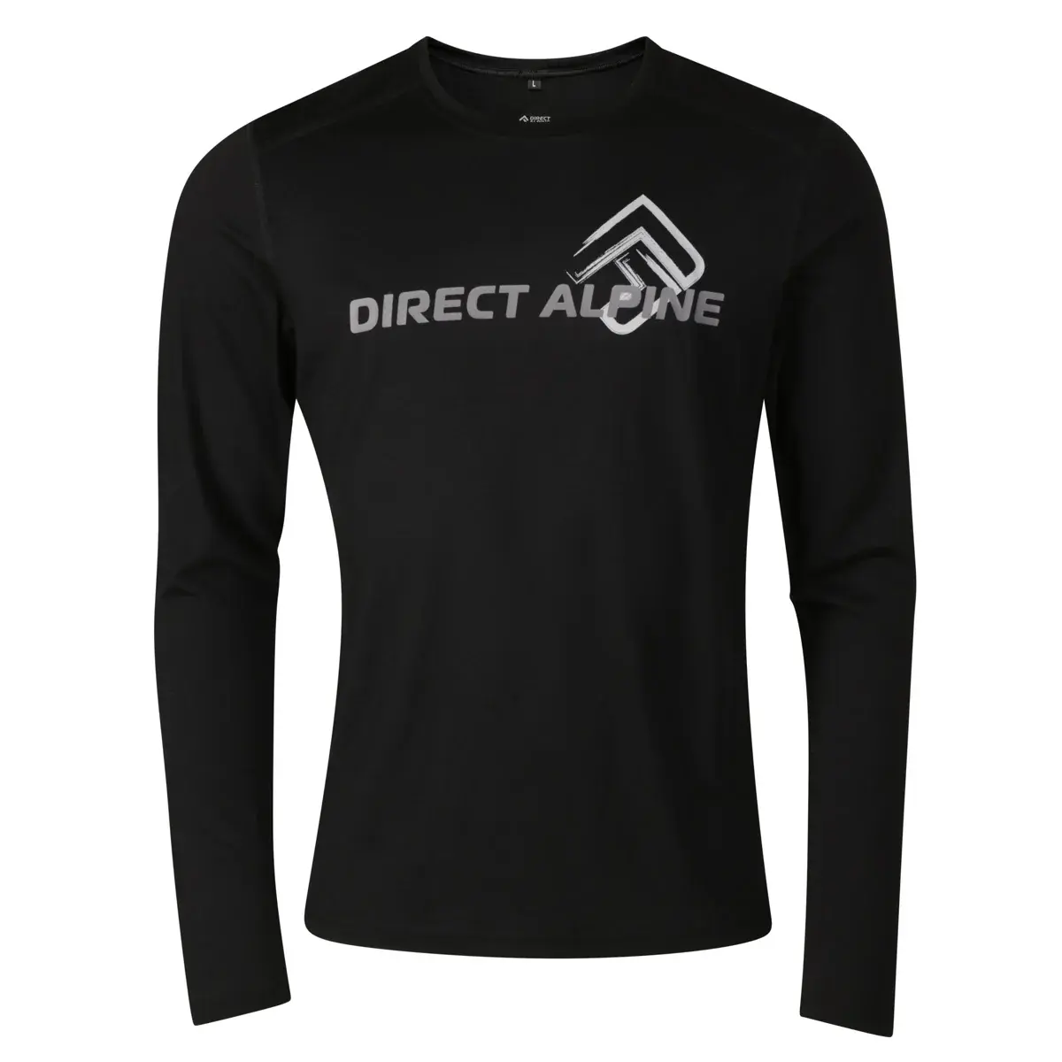 Direct Alpine Футболка Merino чоловіча Direct Alpine FURRY LONG black (DA large sign)