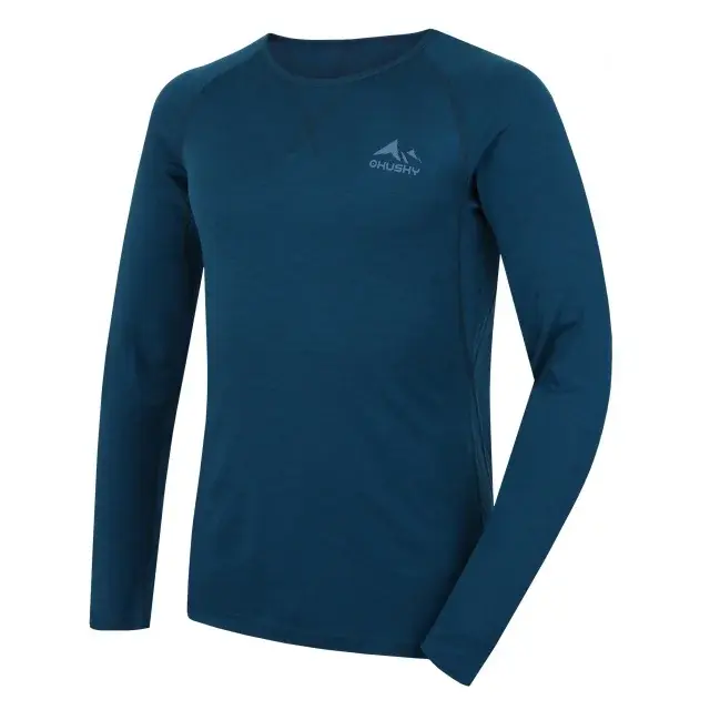 Husky Футболка Merino чоловіча Husky MERTEE M blue, розмір