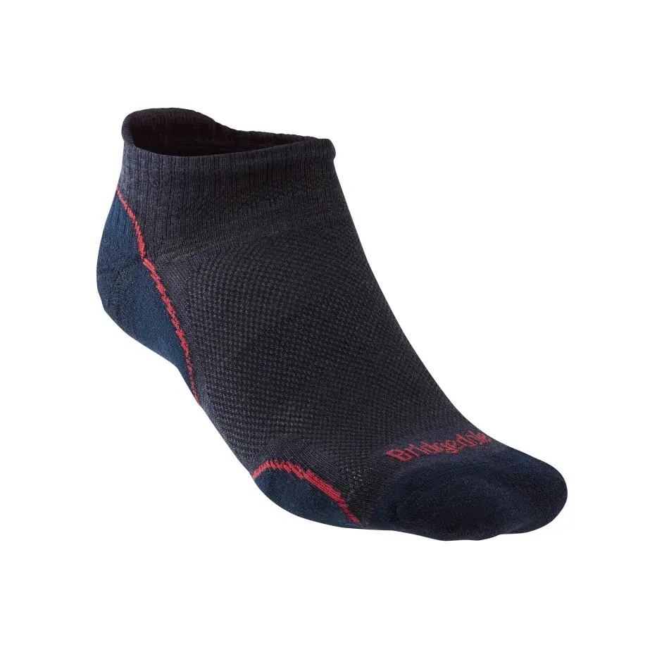 Bridgedale Шкарпетки туристичні літні чоловічі Bridgedale Hike UL T2 MP Low navy/red