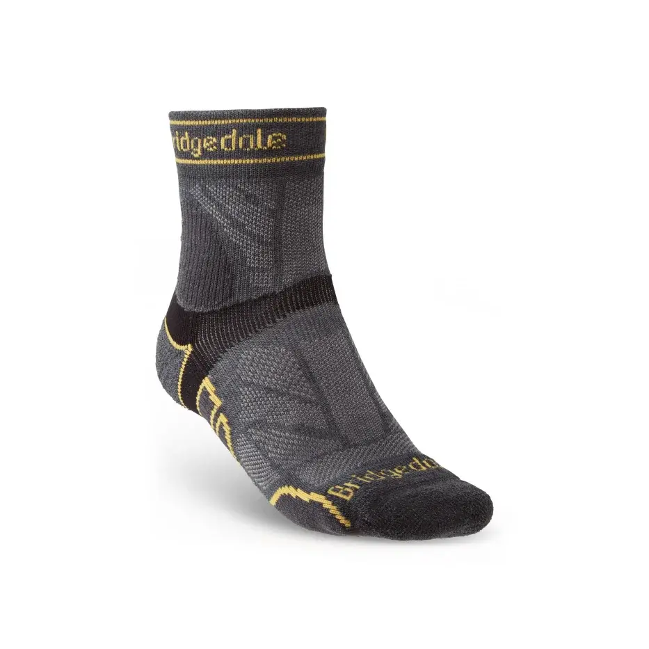 Bridgedale Шкарпетки бігові чоловічі Bridgedale Trail Run LW T2 MS 3/4 Crew gunmetal