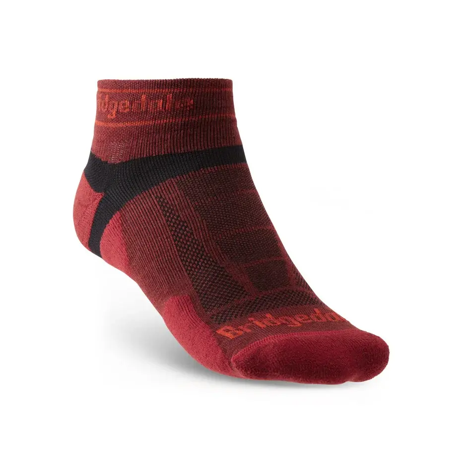 Bridgedale Шкарпетки бігові чоловічі Bridgedale Trail Run UL T2 MS Low red