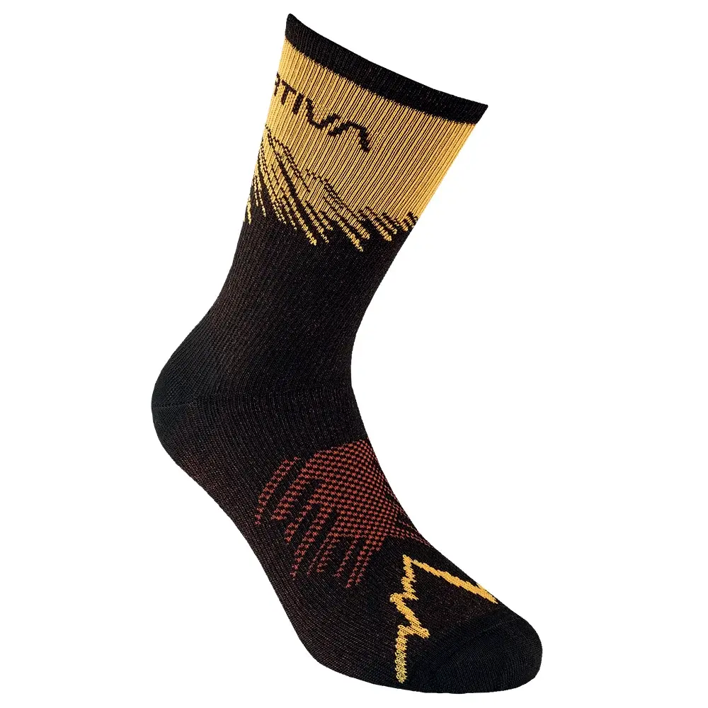 La Sportiva Шкарпетки чоловічі La Sportiva Sky Socks black/yellow