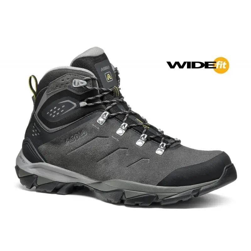 Asolo Черевики широкі чоловічі Asolo Acadia MID Lth GTX MW graphite/black