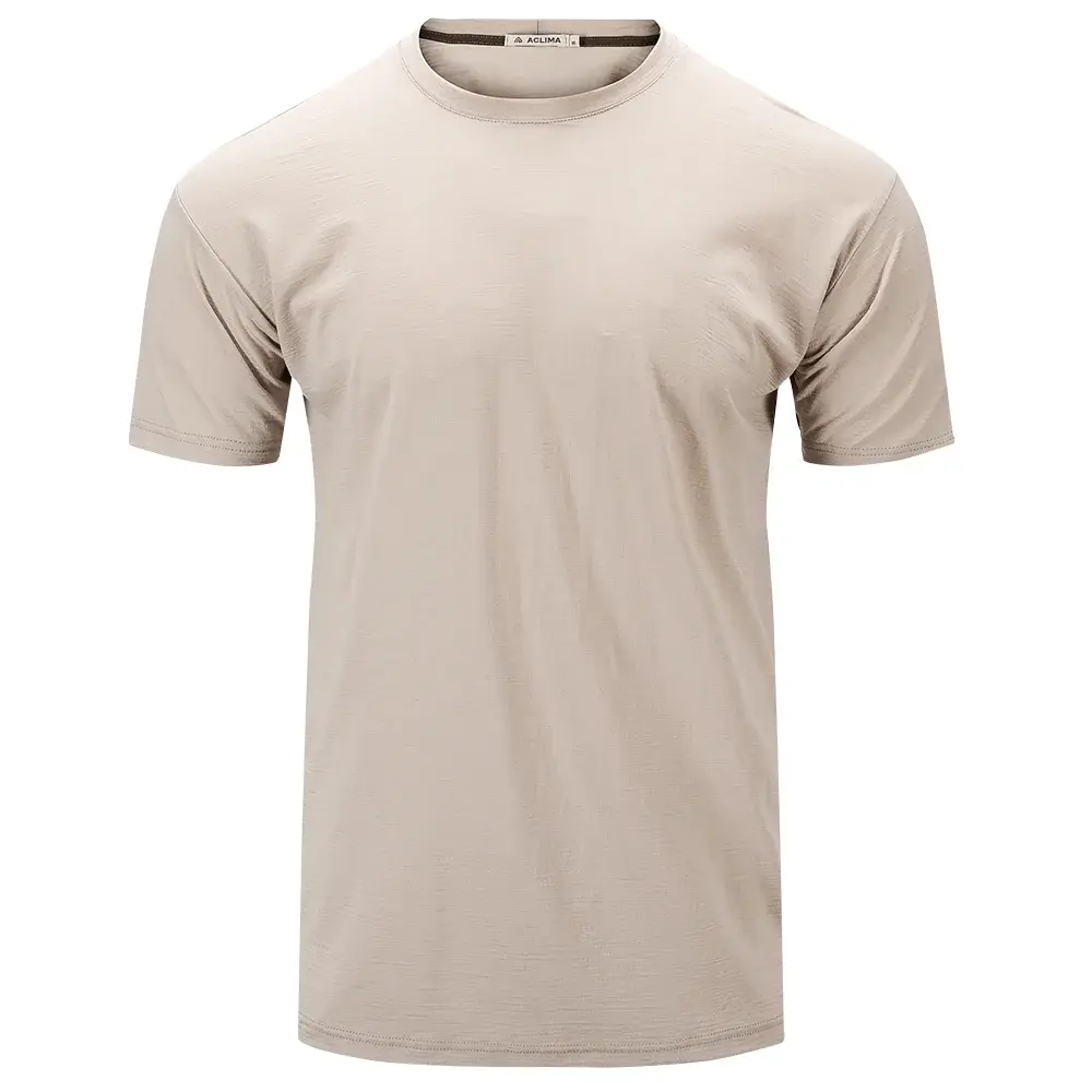 Aclima Термофутболка чоловіча Aclima LightWool 180 Classic Tee simply taupe