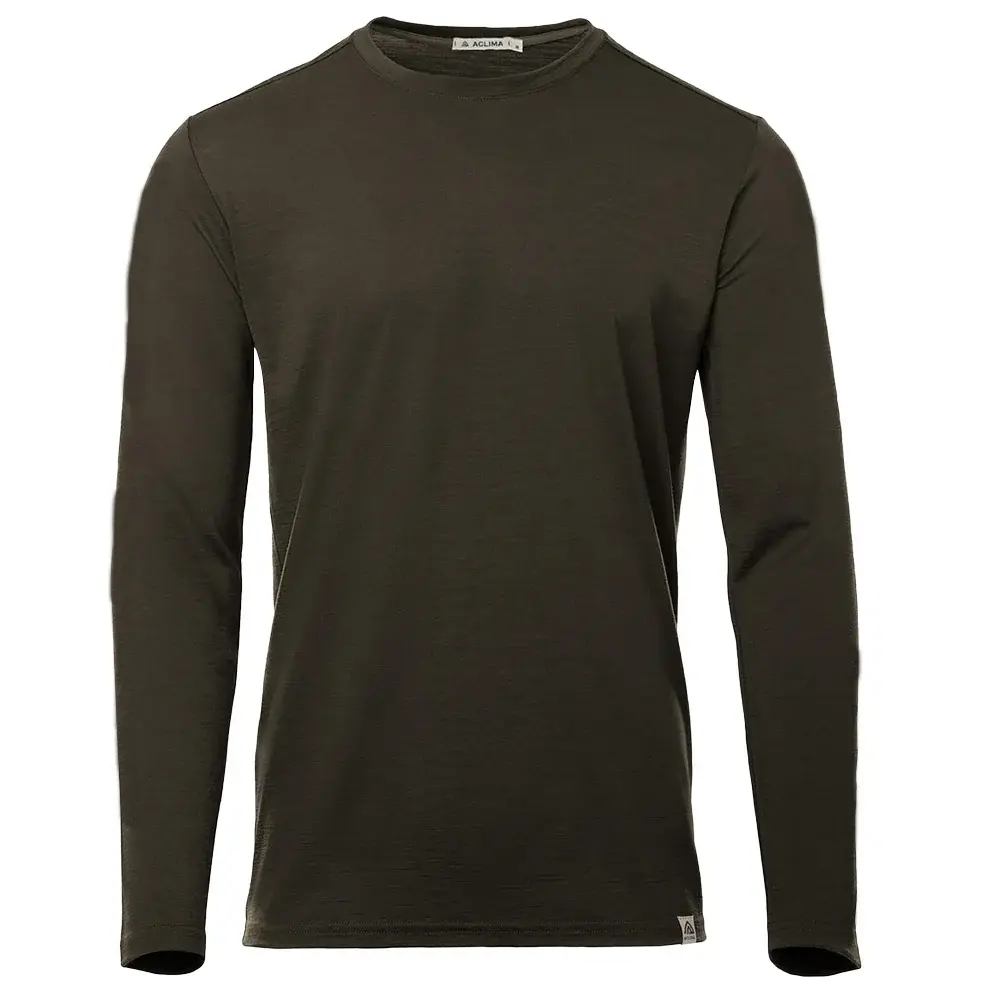 Aclima Термофутболка чоловіча Aclima LightWool 180 Crewneck Men tarmac