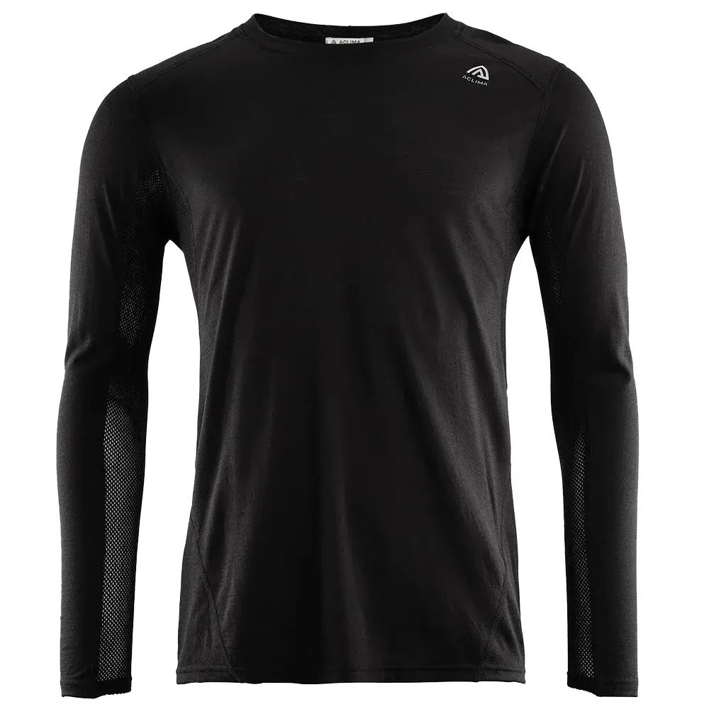 Aclima Термофутболка чоловіча Aclima LightWool Sports Shirt jet black