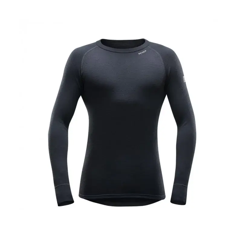 Devold Футболка двошарова вовняна чоловіча Devold Expedition Man Shirt чорний