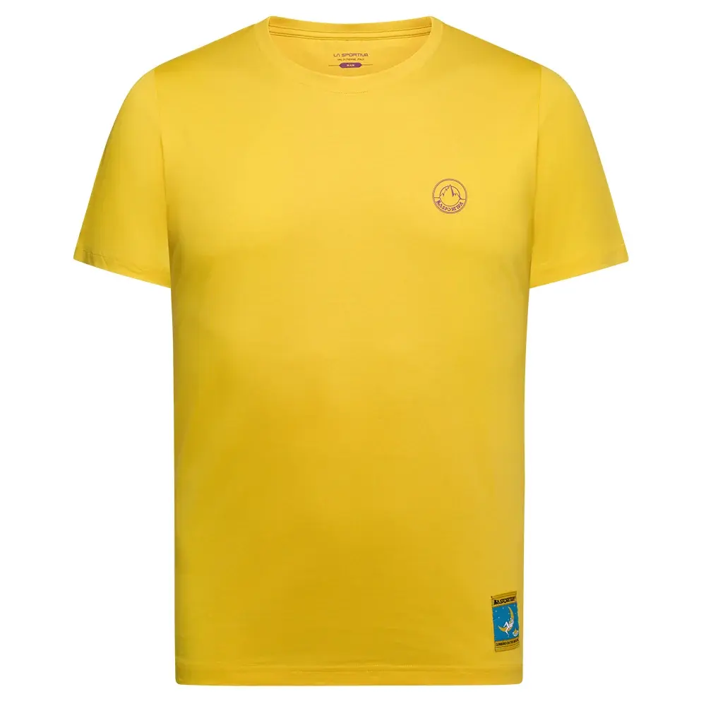 La Sportiva Футболка чоловіча La Sportiva Climbing on the Moon giallo/viola