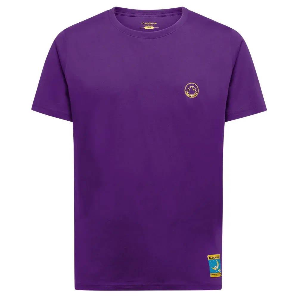 La Sportiva Футболка чоловіча La Sportiva Climbing on the Moon viola/giallo