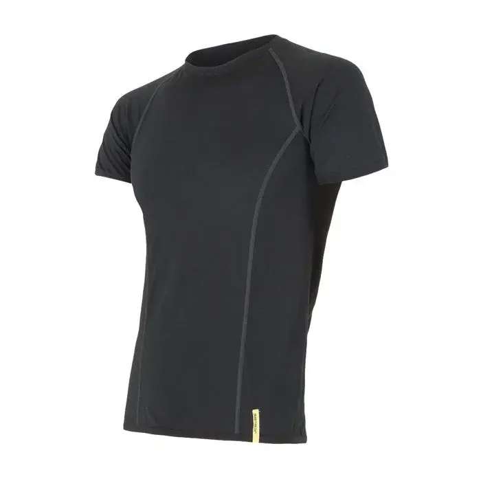Sensor Термофутболка з коротким рукавом чоловіча Sensor Merino Active чорний