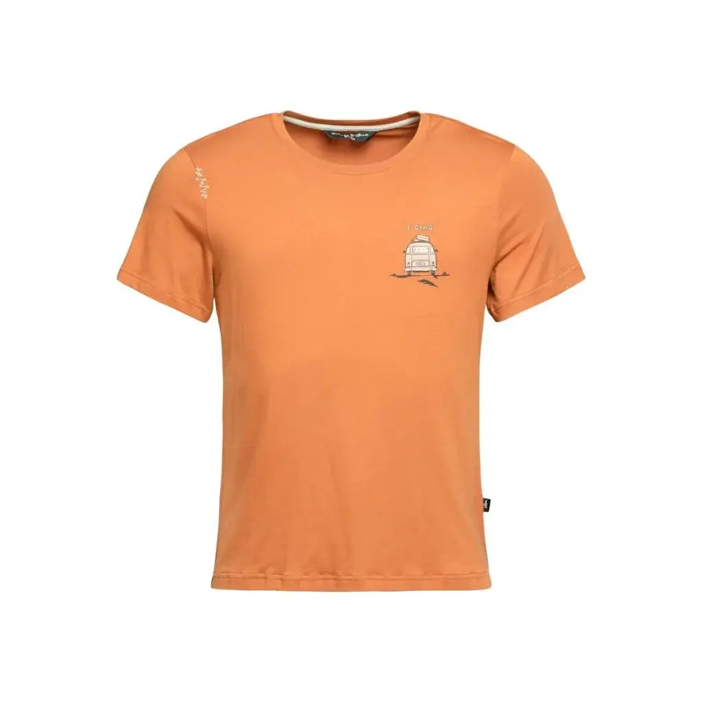 Chillaz Футболка чоловіча Chillaz E Ciao orange brown