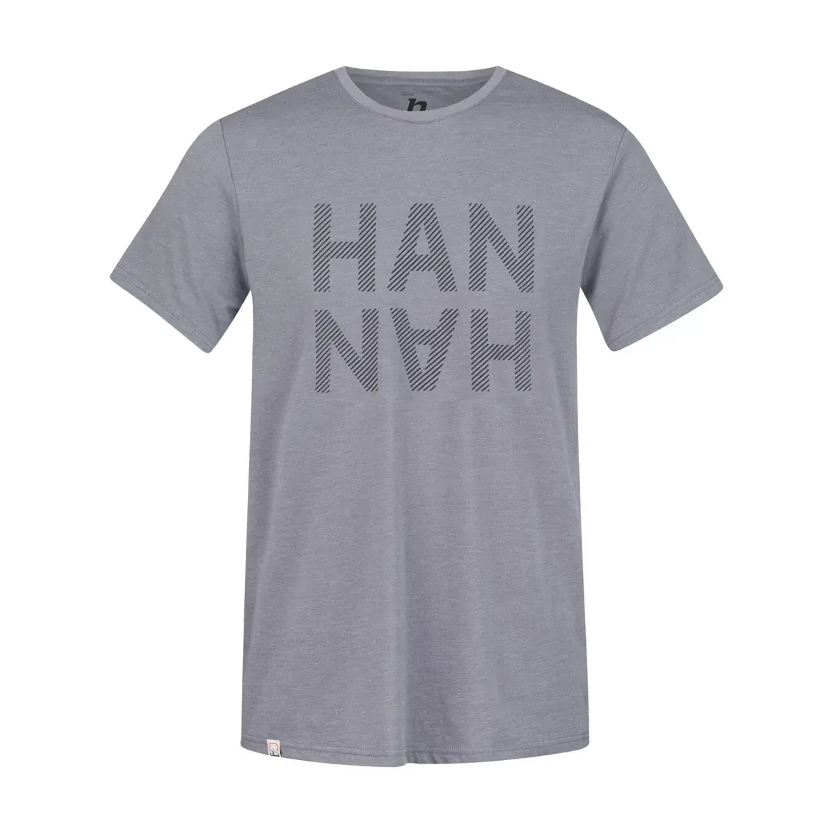 Hannah Футболка чоловіча Hannah Grem steel gray mel (black)
