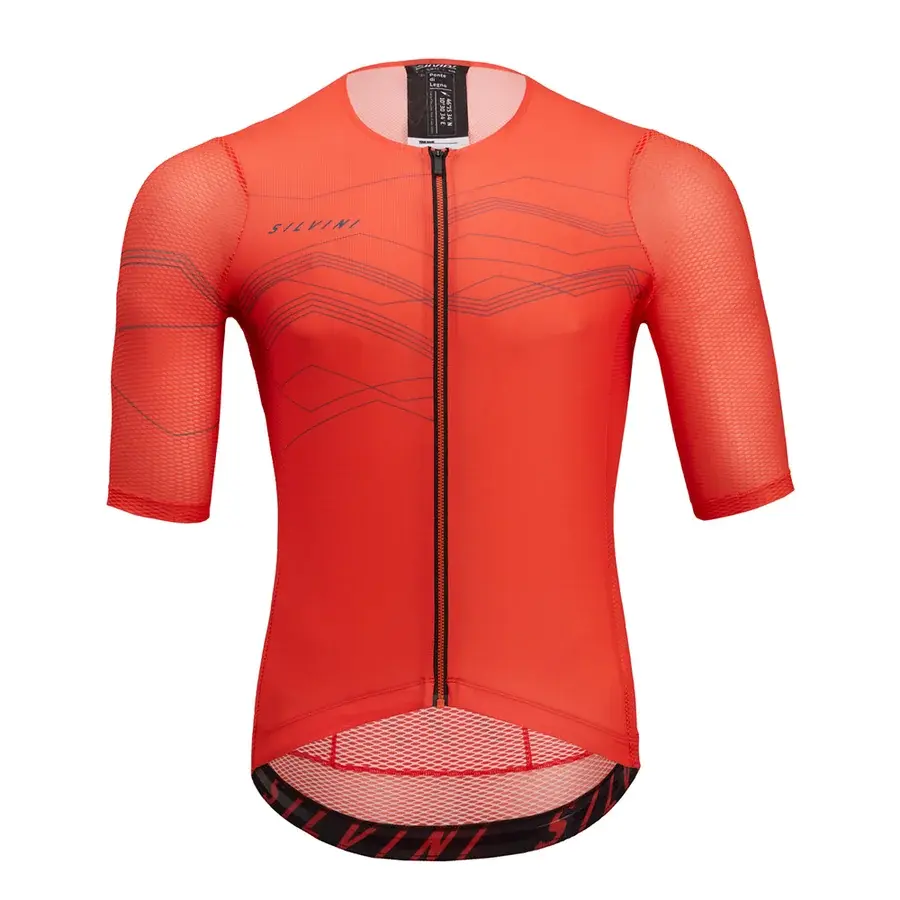 Silvini Джерсі чоловіче Silvini Legno ruby-charcoal