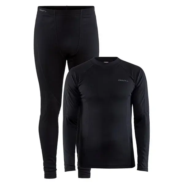 Craft Комплект термобілизни чоловічий Craft CORE Warm Baselayer чорний