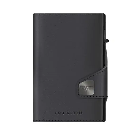Tru Virtu Гаманець Tru Virtu Click & Slide зі шкірок біояблук Bio Apple чорний