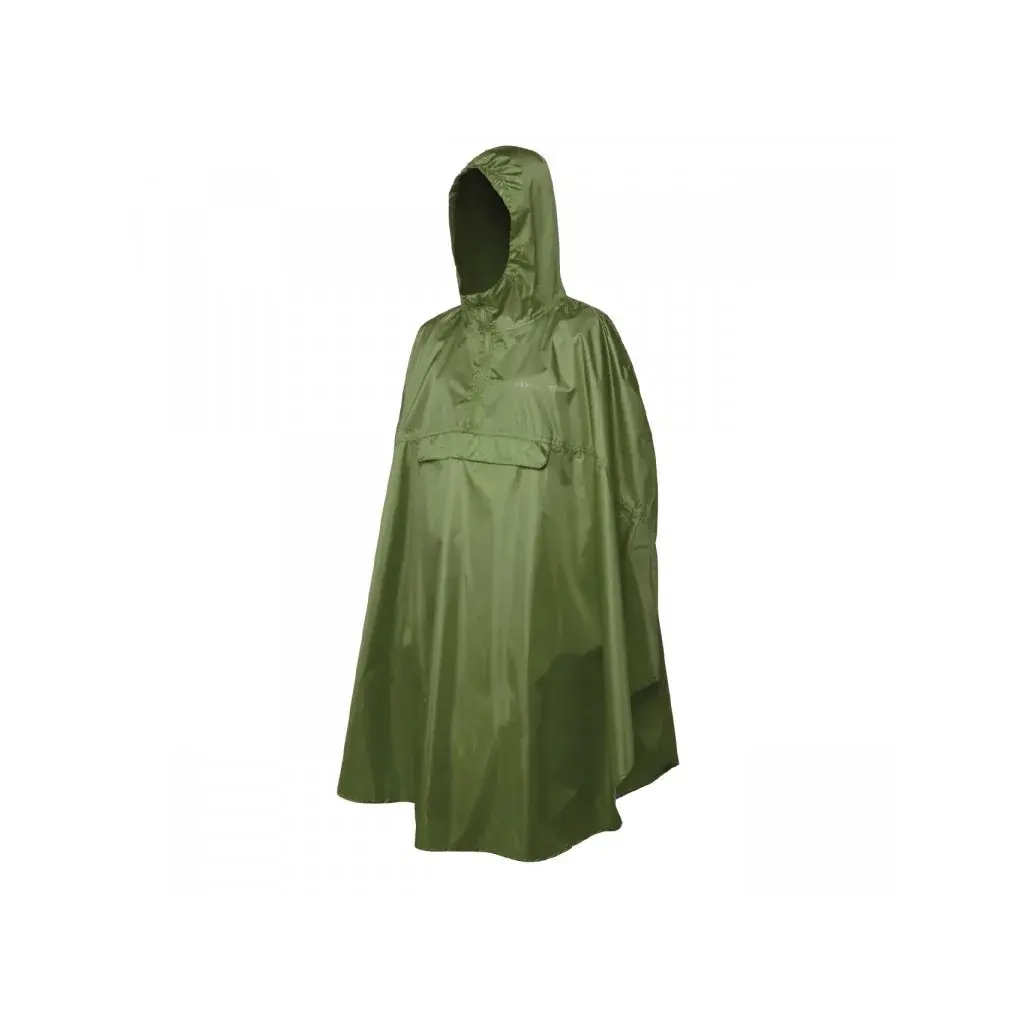 Trekmates Дощовик Trekmates Rove Poncho зелений