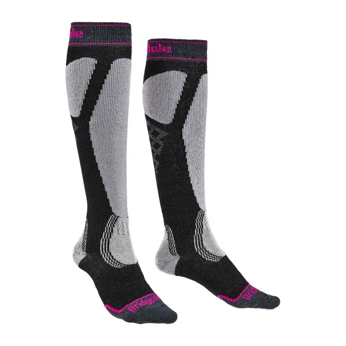 Bridgedale Шкарпетки Bridgedale Ski Easy On Women's black/light grey/035