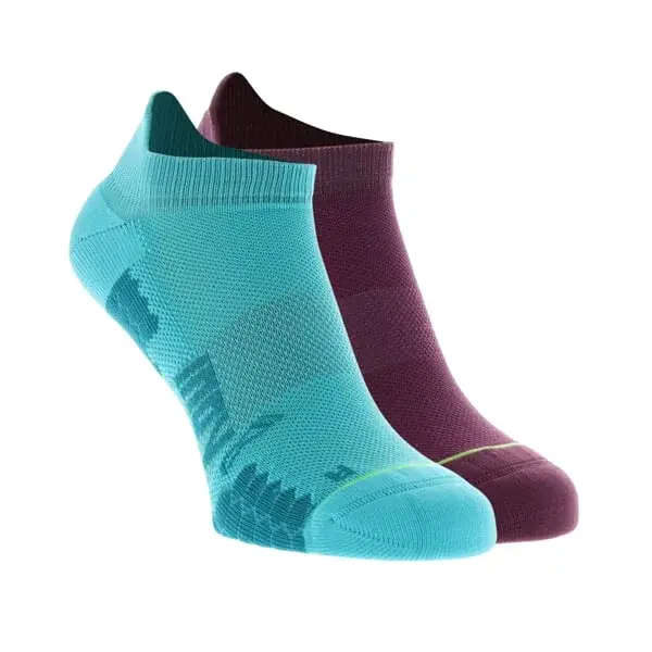 Inov8 Шкарпетки для трейлраннінгу Inov8 Trailfly Sock Low teal/purple