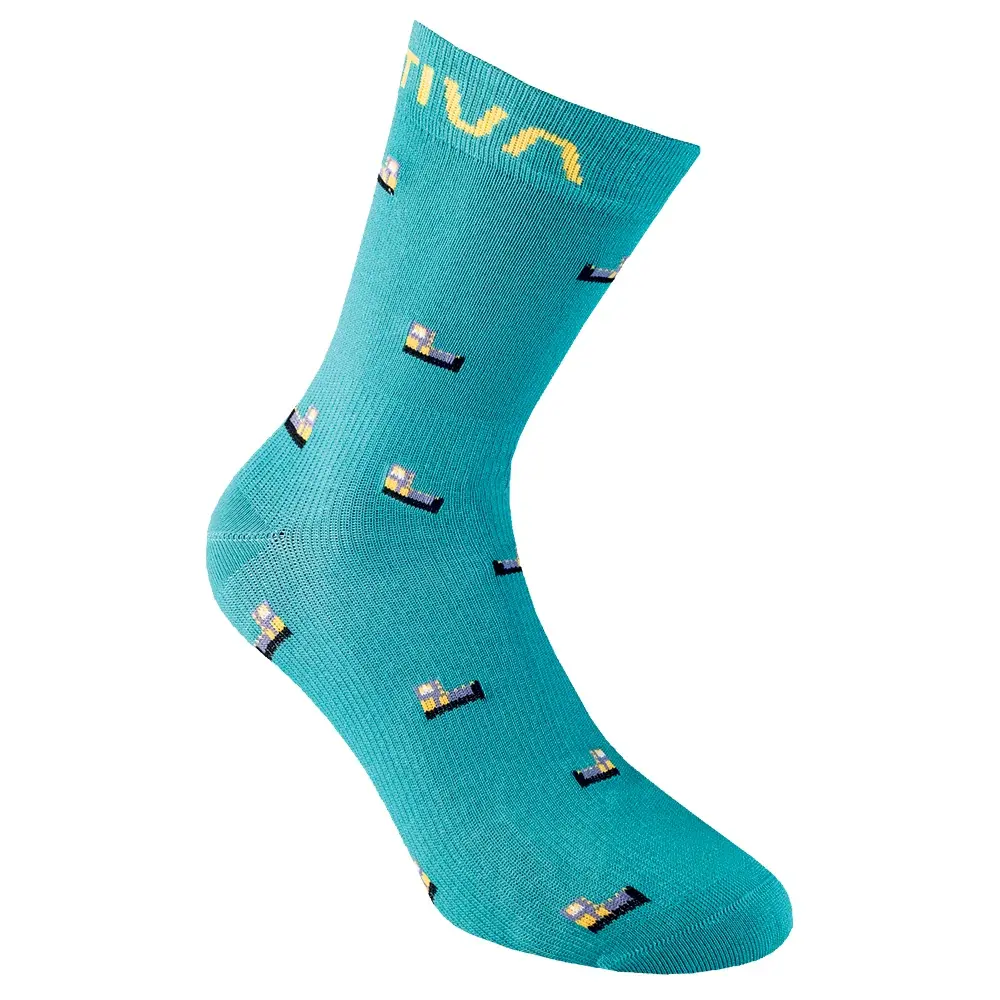 La Sportiva Шкарпетки La Sportiva Outdoor Fun Socks Emerald/Yellow