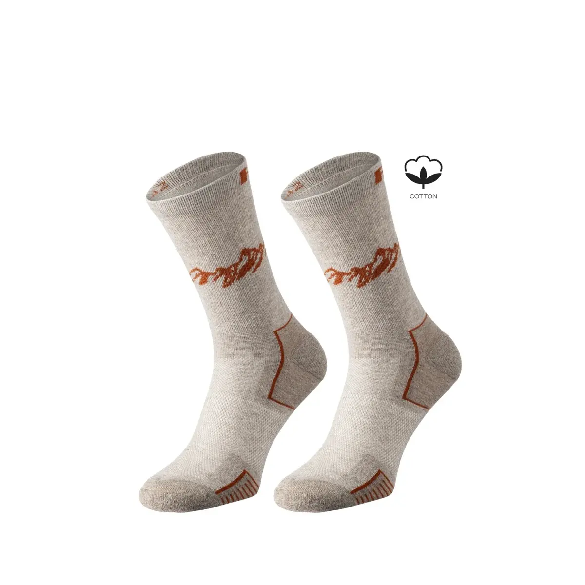 R2 Шкарпетки R2 Hike 2Pack коричневий, іржаво-коричневий