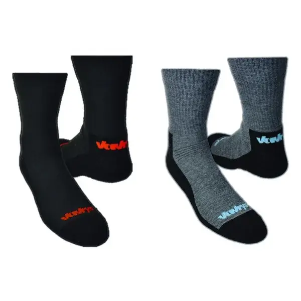 Vavrys Шкарпетки Vavrys Trek Coolmax 2-pack чорний-сірий