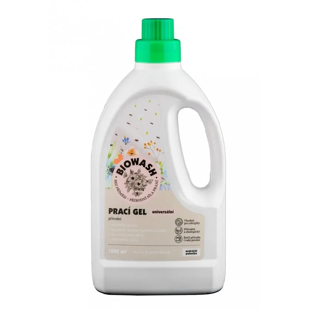 Prací gel BioWash přírodní 1500ml