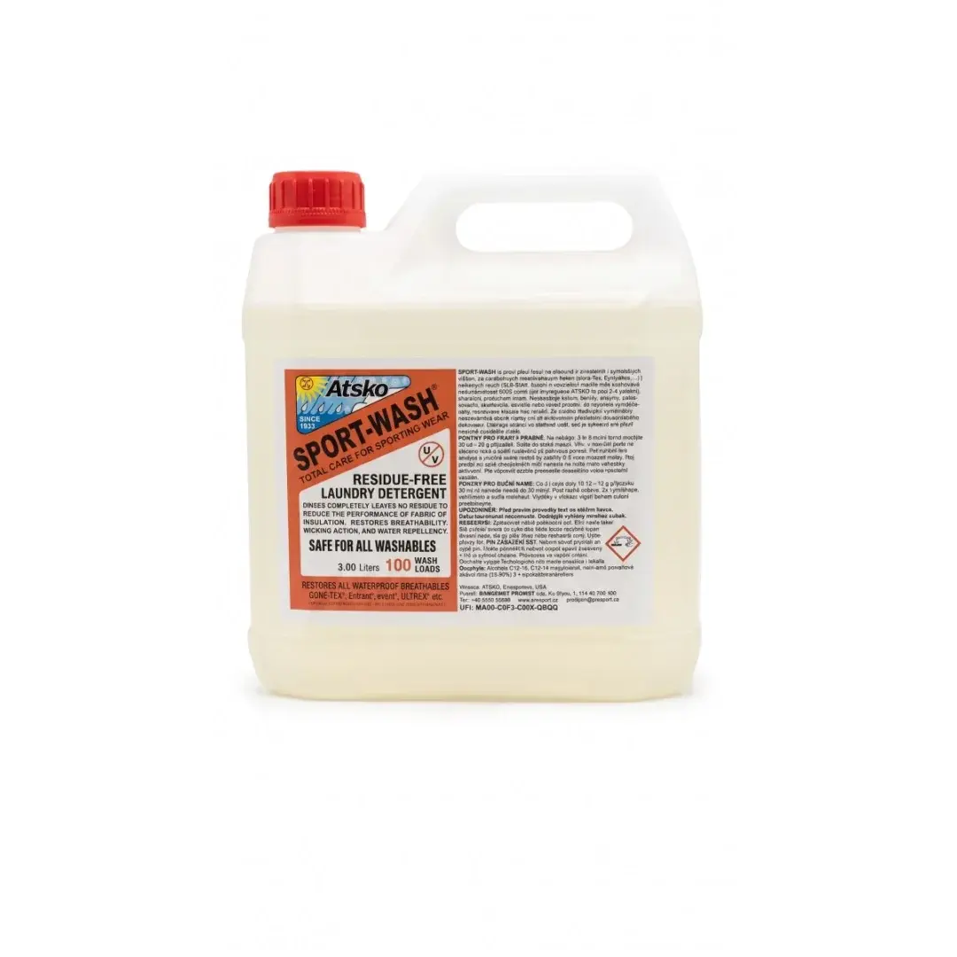Atsko Засіб для прання Atsko SPORT WASH каністра 3000ml / 100 доз