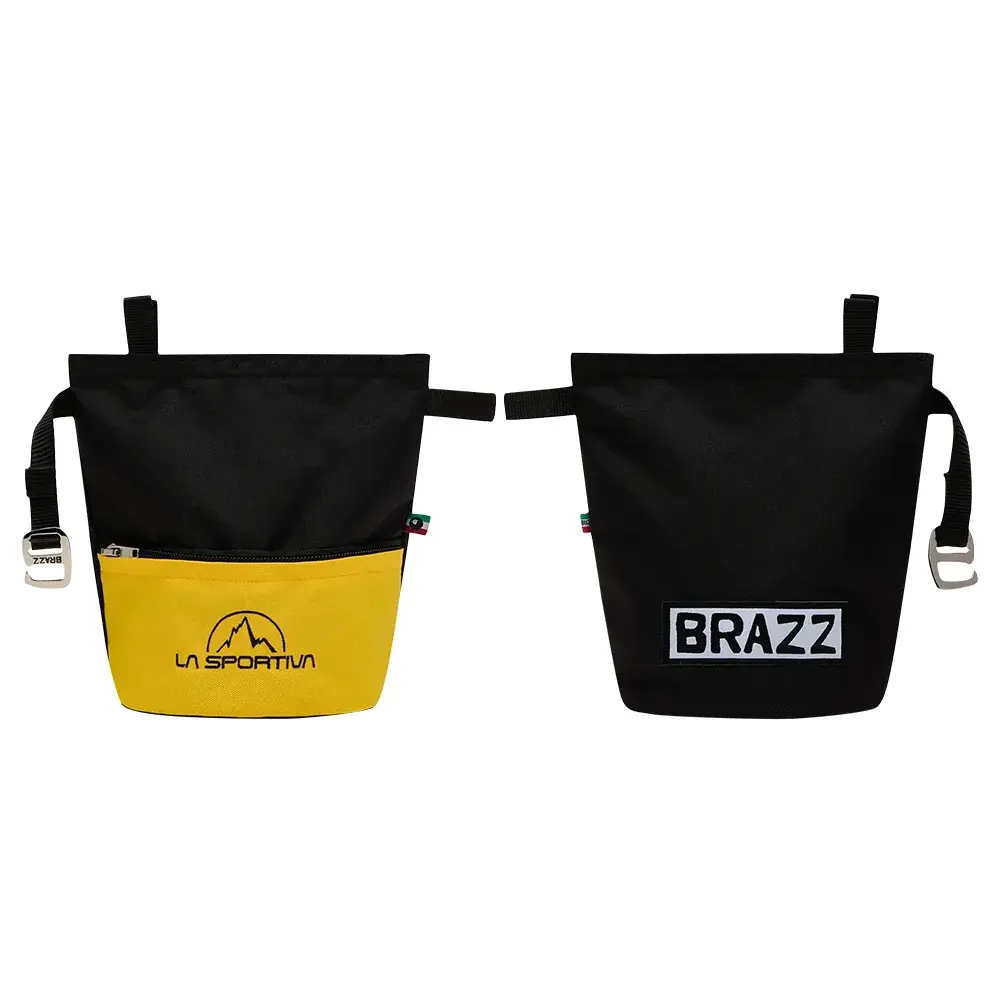 La Sportiva Мішечок для магнезії La Sportiva Leftover Chalk Bag black/yellow
