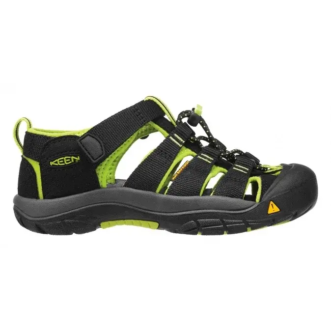 KEEN Сандалії KEEN Newport H2 Children black/lime green