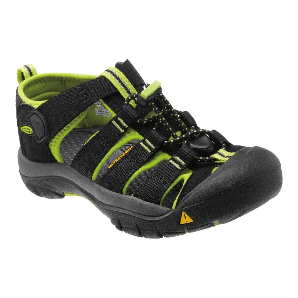 KEEN Сандалії KEEN Newport H2 Children black/lime green