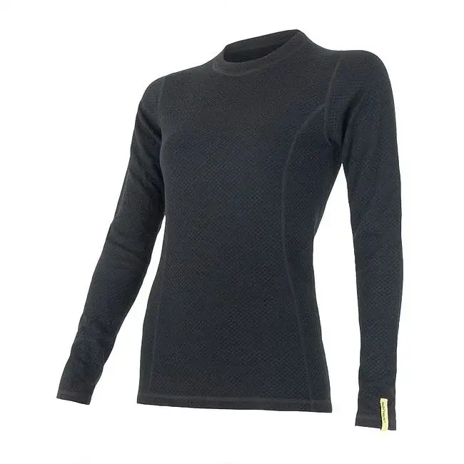 Sensor Термолонгслів жіночий Sensor Merino DF чорний