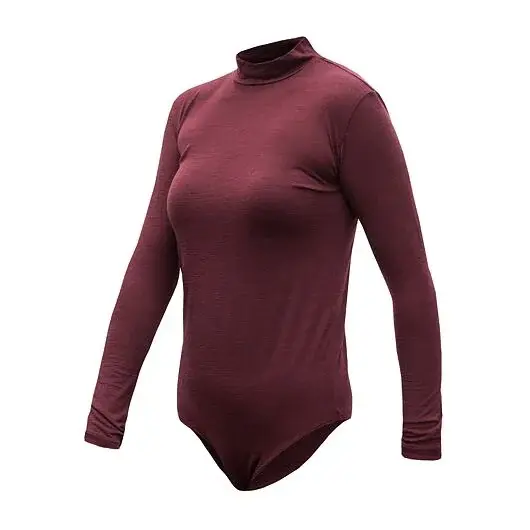 Sensor Боді з довгим рукавом жіноче Sensor Merino Air port red