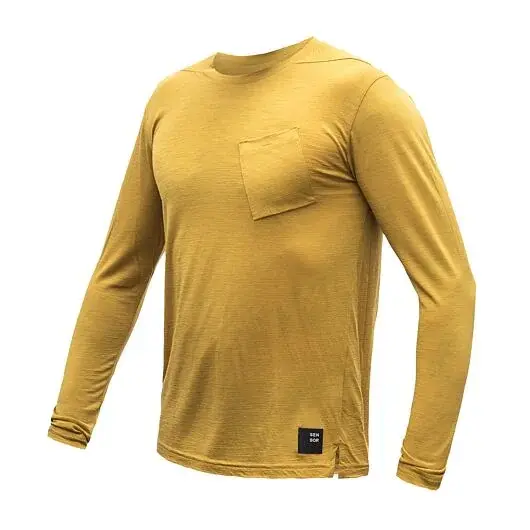 Sensor Лонгслів чоловічий Sensor Merino Air traveller mustard