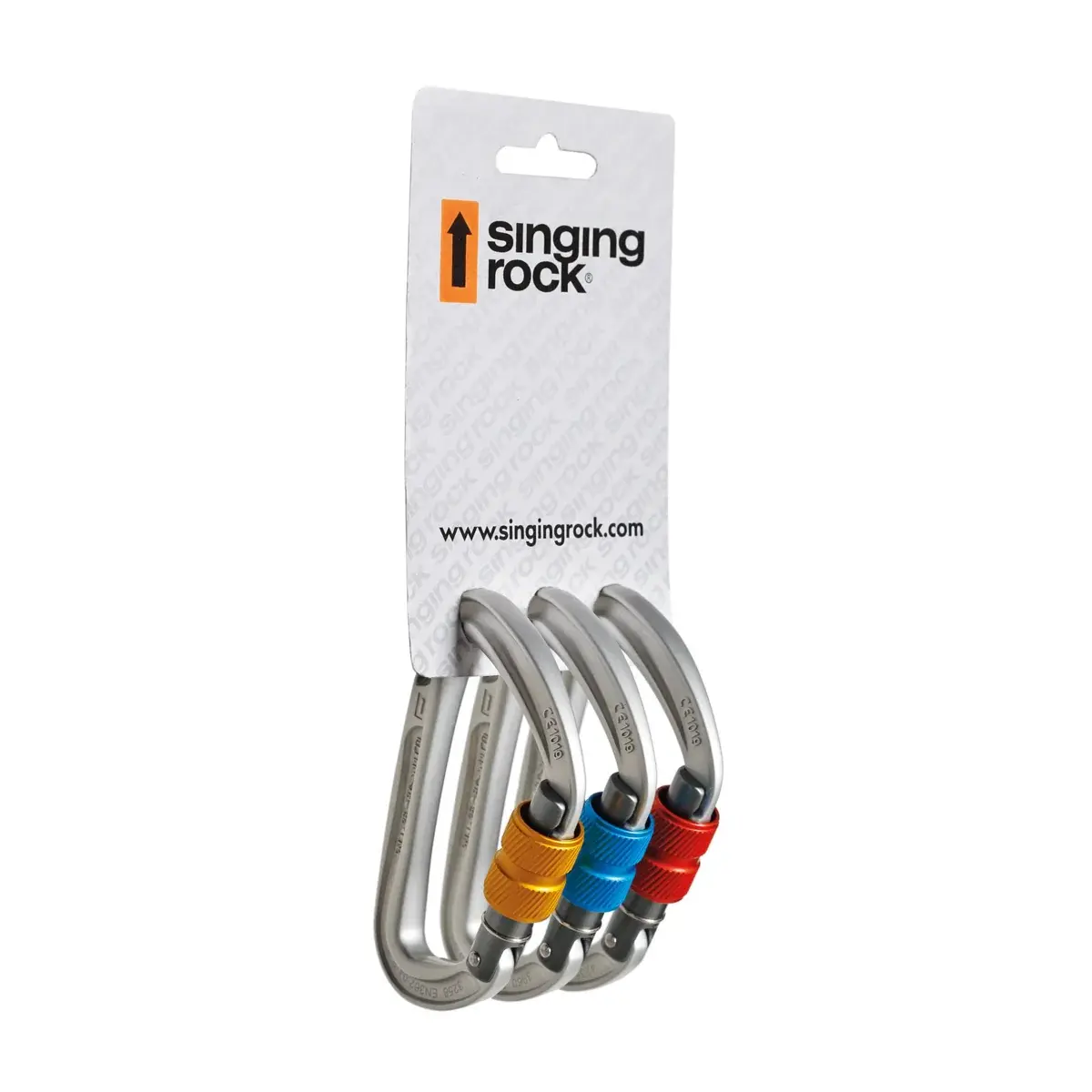 Singing Rock Набір карабінів Singing Rock D Colt Screw 3-pack