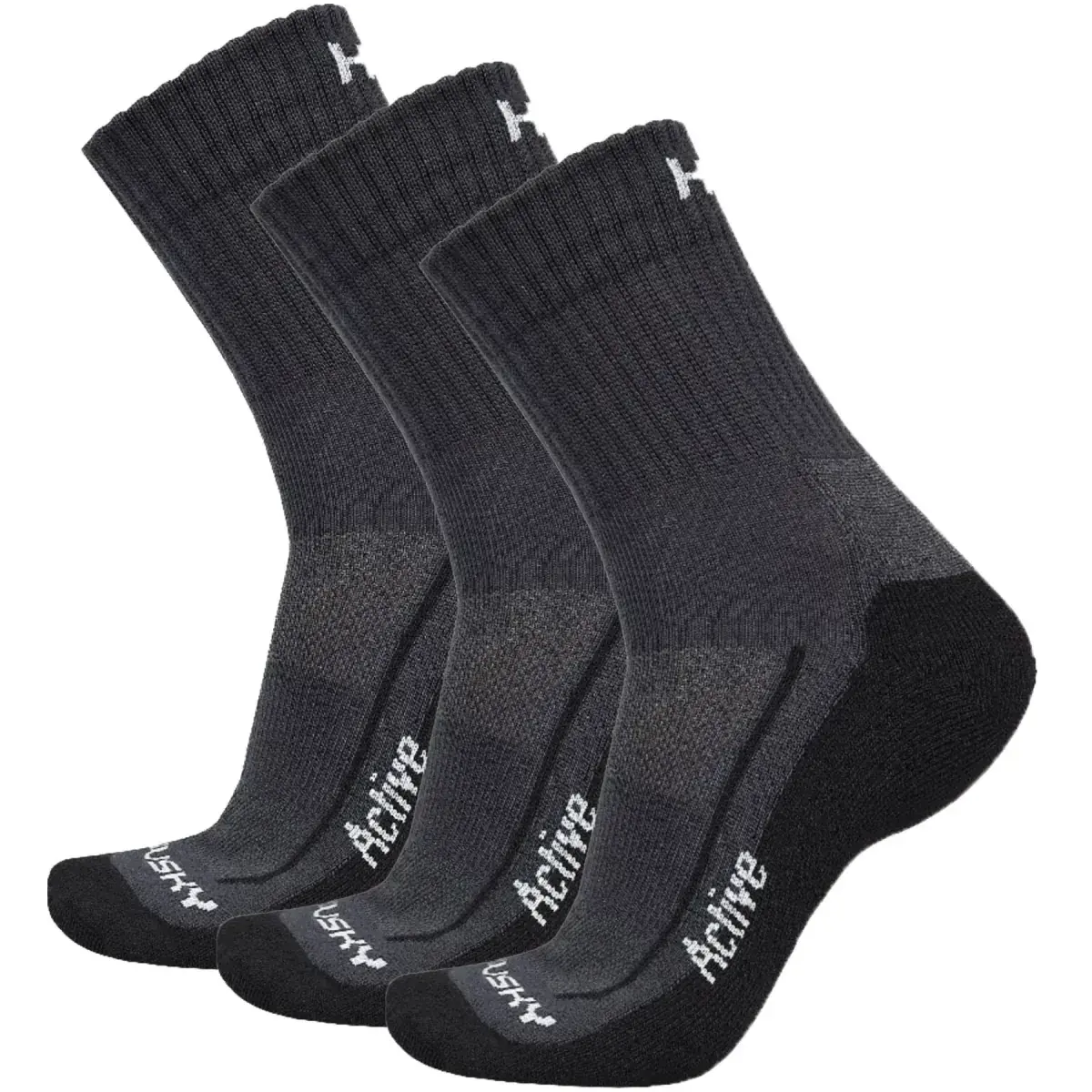 Husky Набір шкарпеток Husky active 3pack чорний