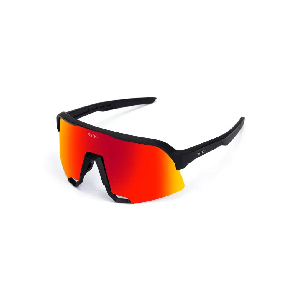 NEIBO Окуляри спортивні NEIBO Hawk Black/fire orange