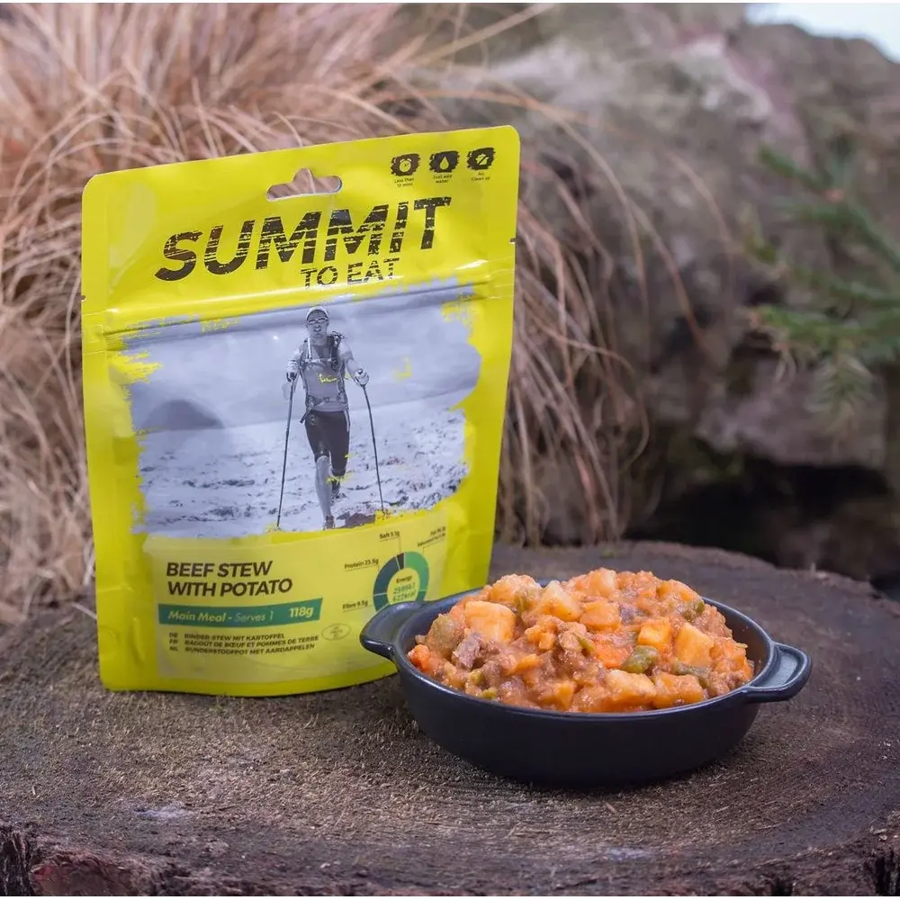 Summit To Eat Тушкована яловичина у власному соку з картоплею, велика порція Summit To Eat