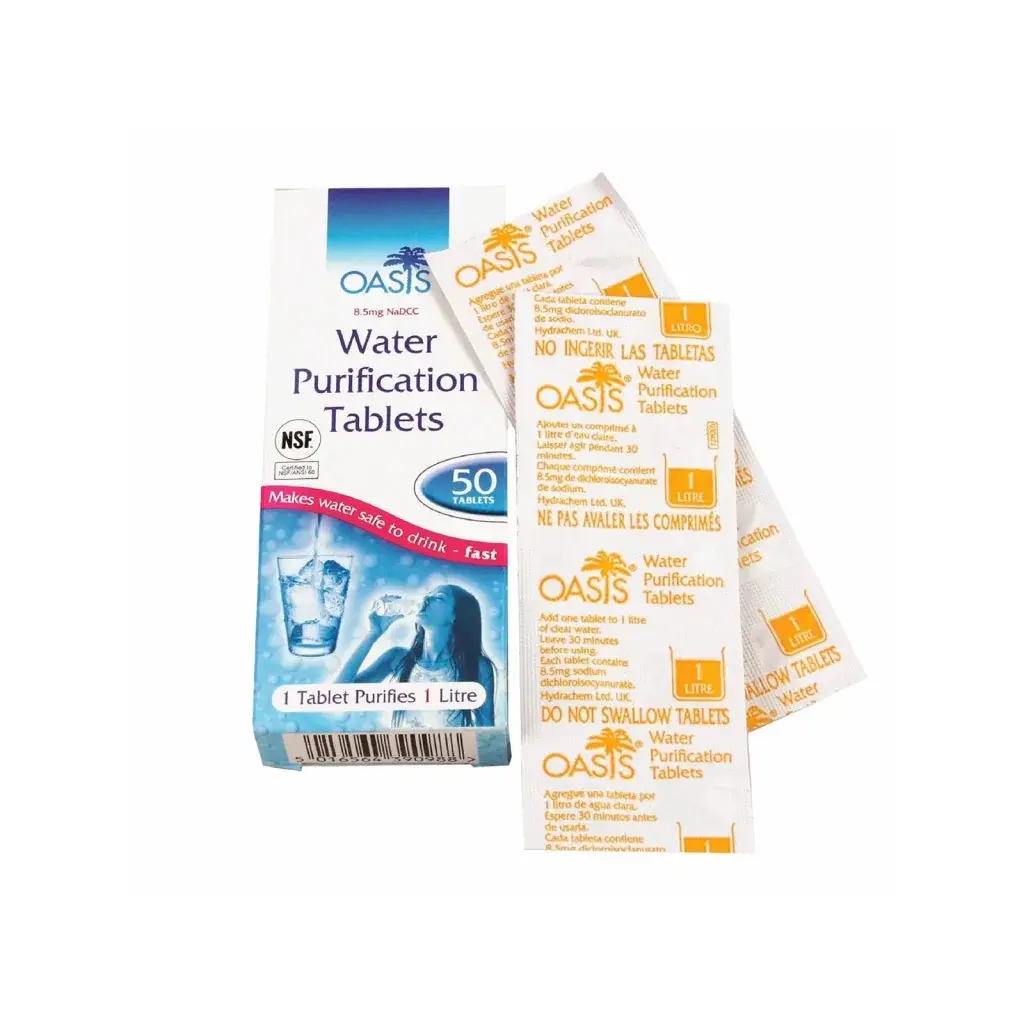 HIGHLANDER Таблетки для очищення води HIGHLANDER Oasis 8,5mg NaDCC 50 tablet