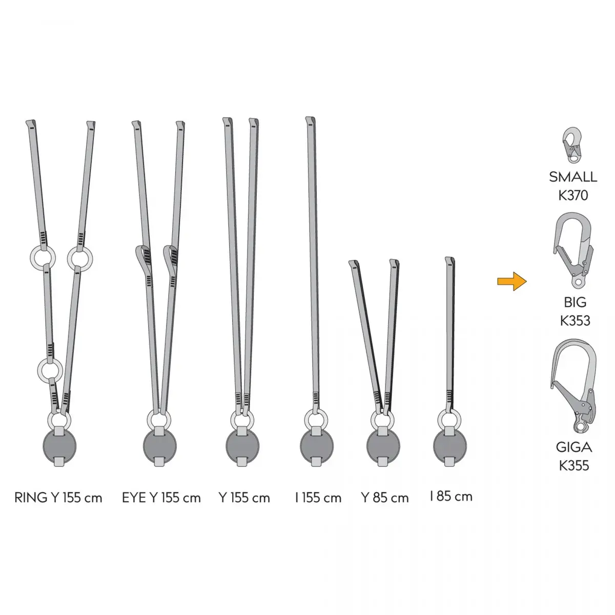 Singing Rock Амортизатор ривка Singing Rock Reactor 140 Eye "Y" 155 cm
