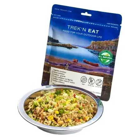 Trek´n Eat Їжа сублімована Trek´n Eat Креольська jambalaya з овочами (БЕЗ ГЛЮТЕНУ, БЕЗ ЛАКТОЗИ) 180g