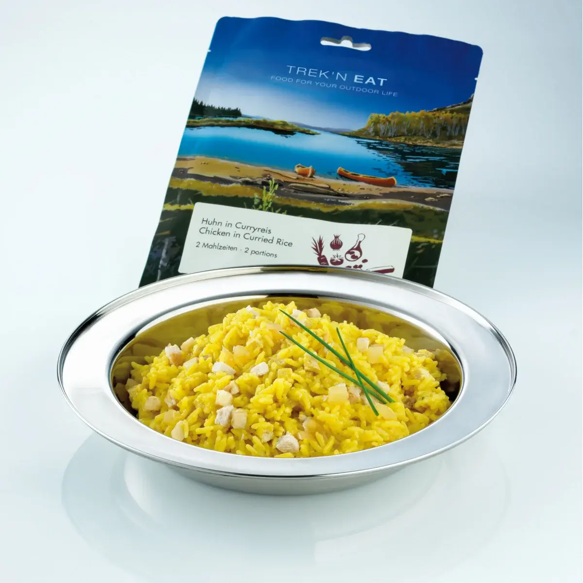 Trek´n Eat Їжа сублімована Trek´n Eat Куряче соте з ароматним рисом карі (БЕЗ ГЛЮТЕНУ) 200g