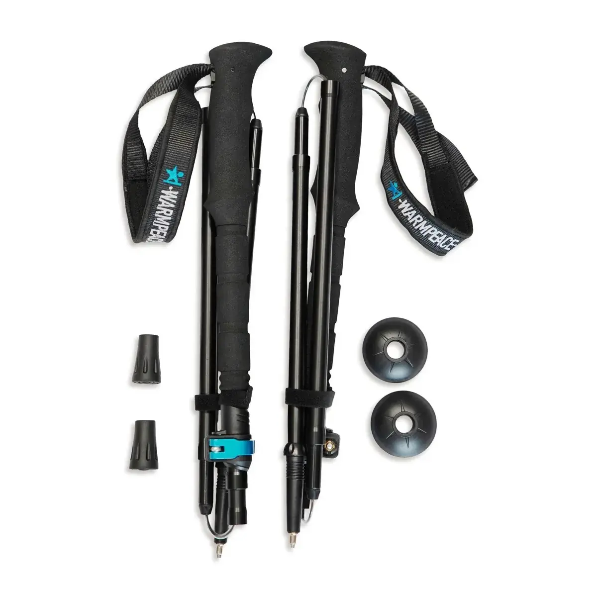 Warmpeace Трекінгові палиці Warmpeace Ridgewalk black/blue