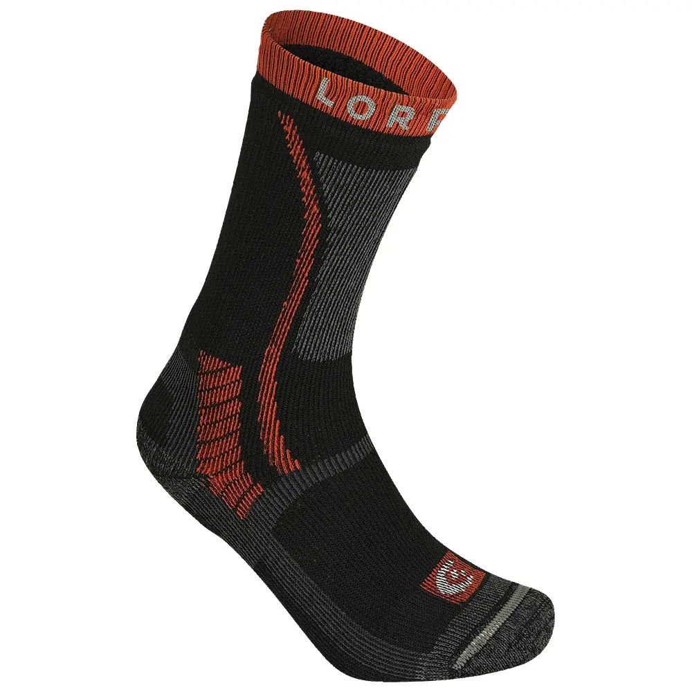 Lorpen Шкарпетки трекінгові Lorpen ALL SEASON TREKKER ECO 2079 BLACK/ORANGE