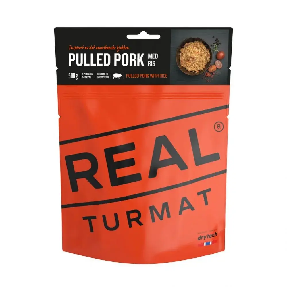 REAL Turmat Рвана свинина з рисом REAL Turmat 500 г