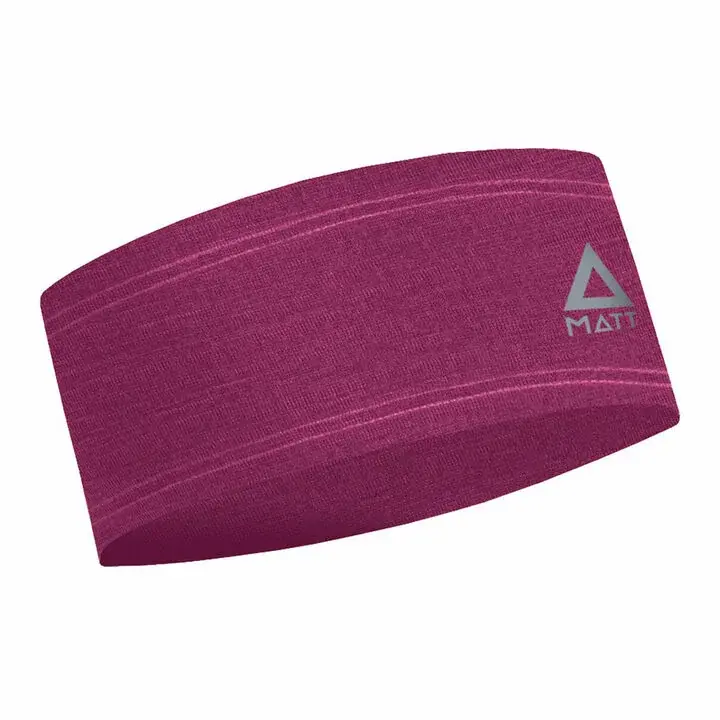 MATT Пов'язка унісекс MATT Merino Headband Uni aubergine