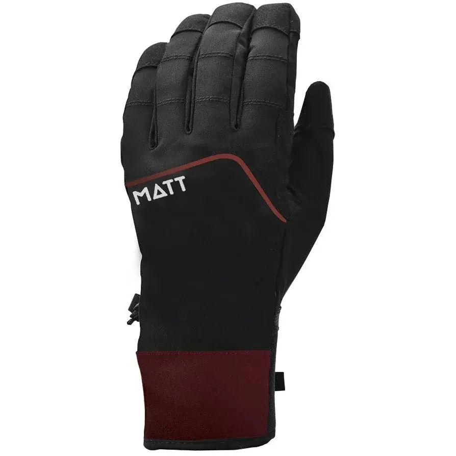 MATT Рукавички унісекс MATT Rabassa Skimo Gloves black/red