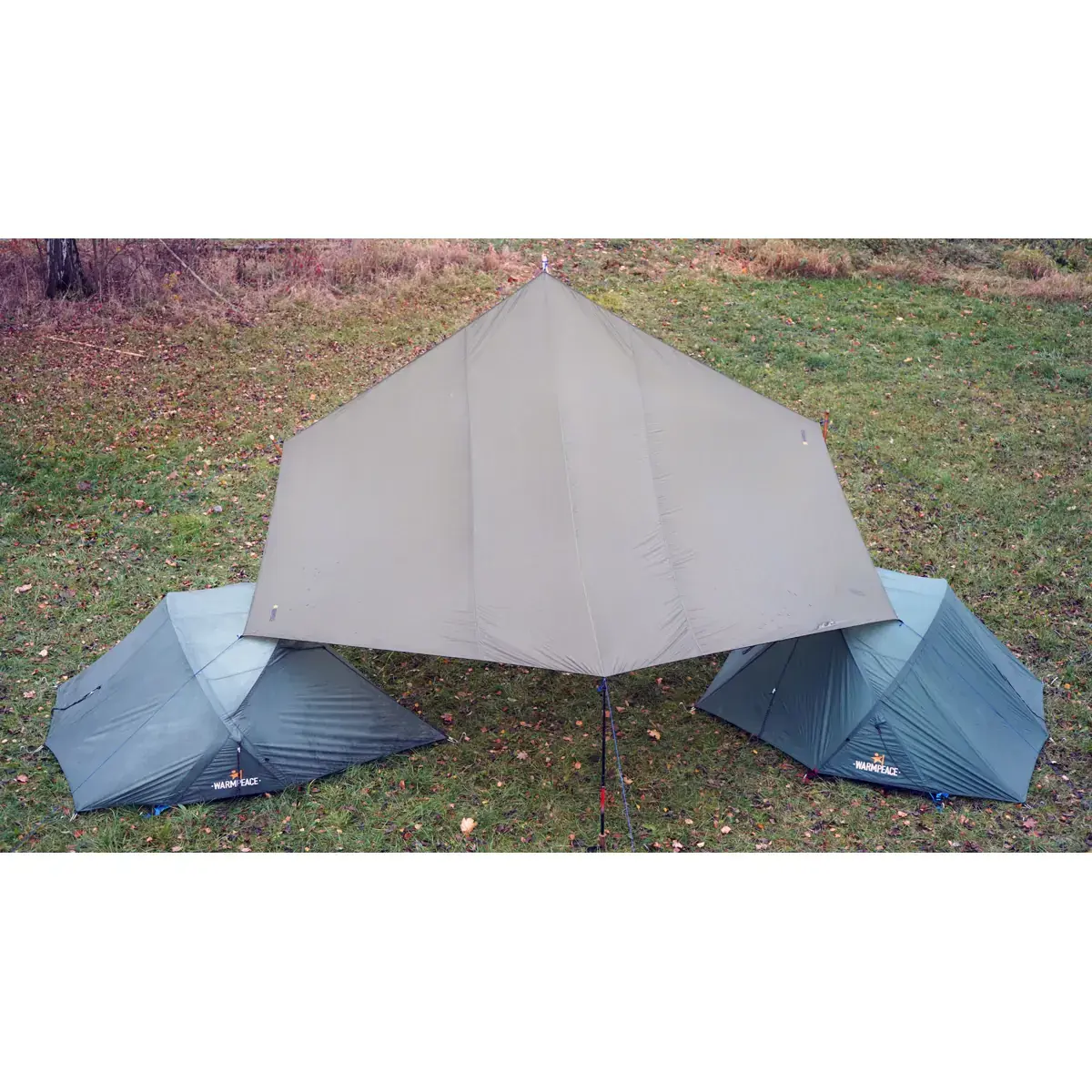 Warmpeace Тент великий Warmpeace Chapito olive green