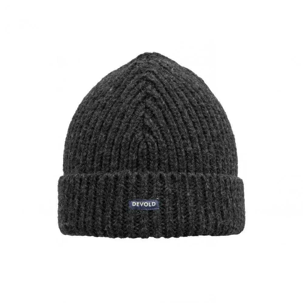 Devold Шапка вовняна Devold Nansen Wool Beanie anthacite
