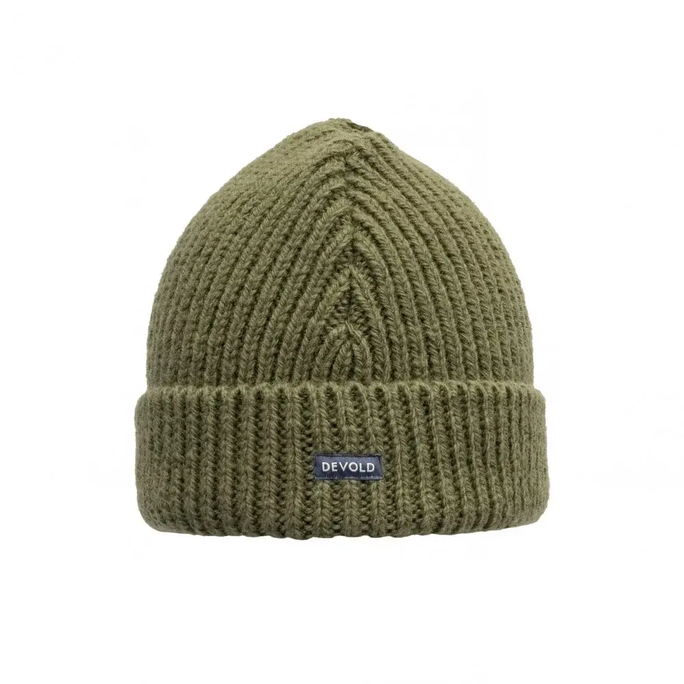 Devold Шапка вовняна Devold Nansen Wool Beanie olive
